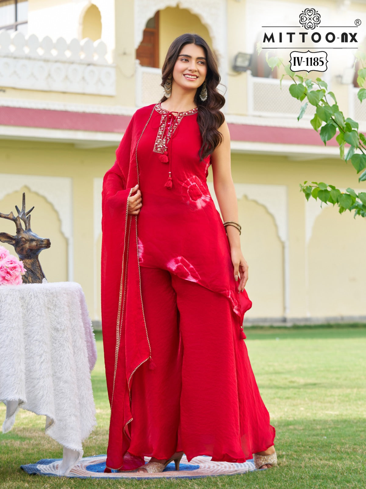 Iv 1184-1185 Mittoo Fendi Readymade Suits Manufacturer Ahmedabad