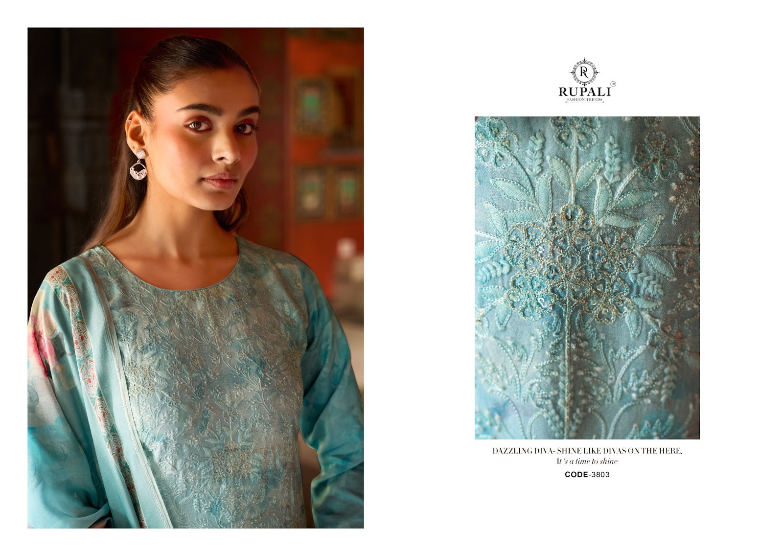 Ivanna Rupali Jam Satin Pant Style Suits Exporter Gujarat