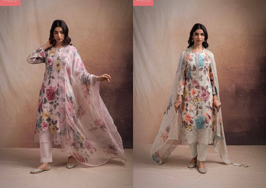 Ivash Naariti Mul Chanderi Pant Style Suits Wholesale
