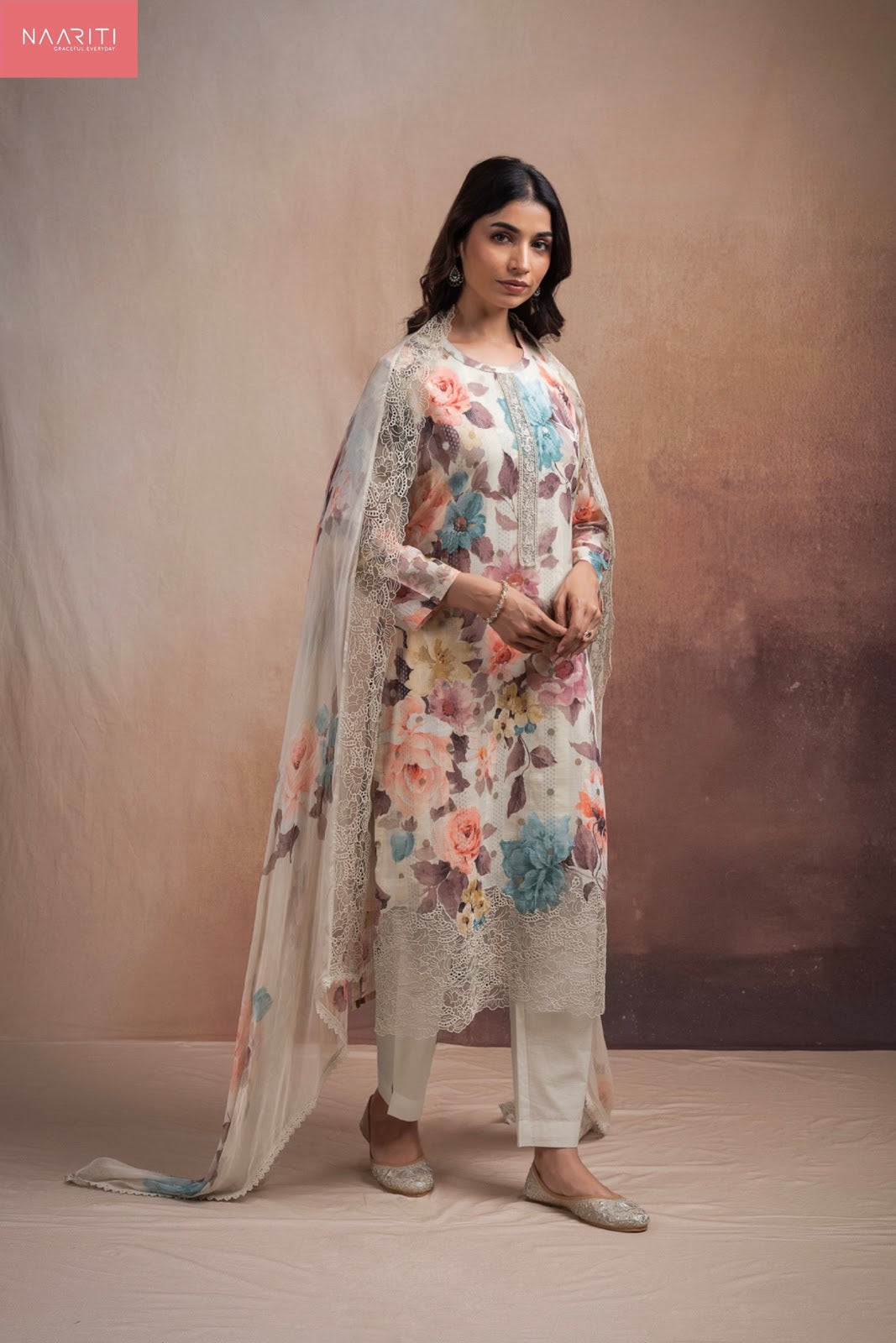 Ivash Naariti Mul Chanderi Pant Style Suits Wholesale