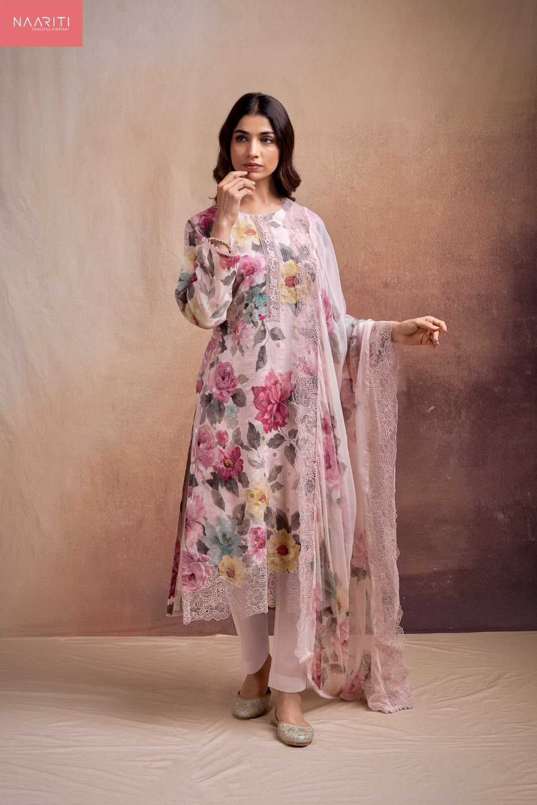 Ivash Naariti Mul Chanderi Pant Style Suits Wholesale