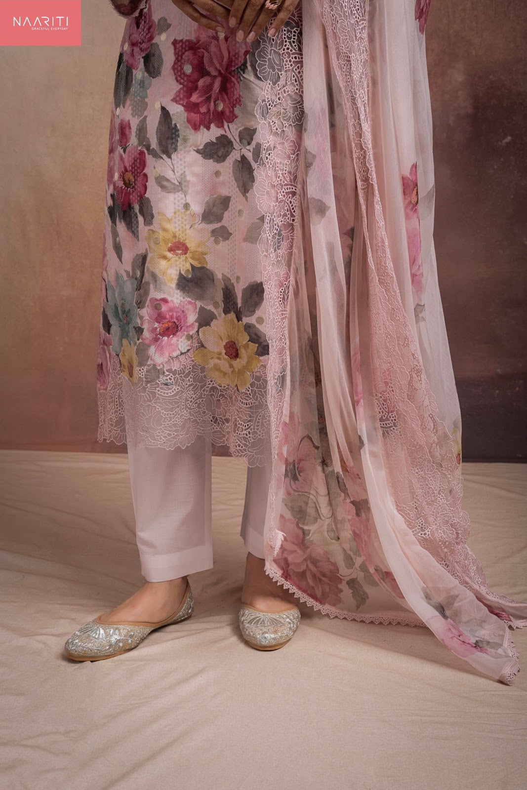 Ivash Naariti Mul Chanderi Pant Style Suits Wholesale