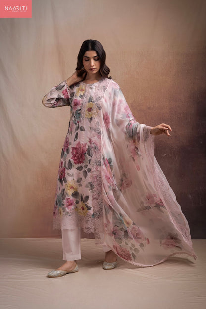 Ivash Naariti Mul Chanderi Pant Style Suits Wholesale