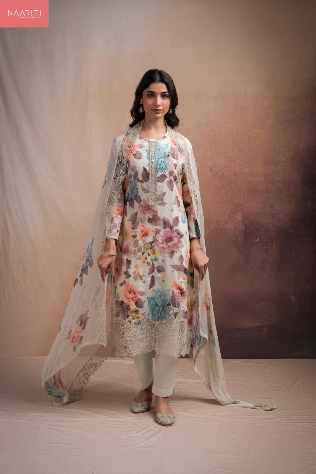 Ivash Naariti Mul Chanderi Pant Style Suits Wholesale