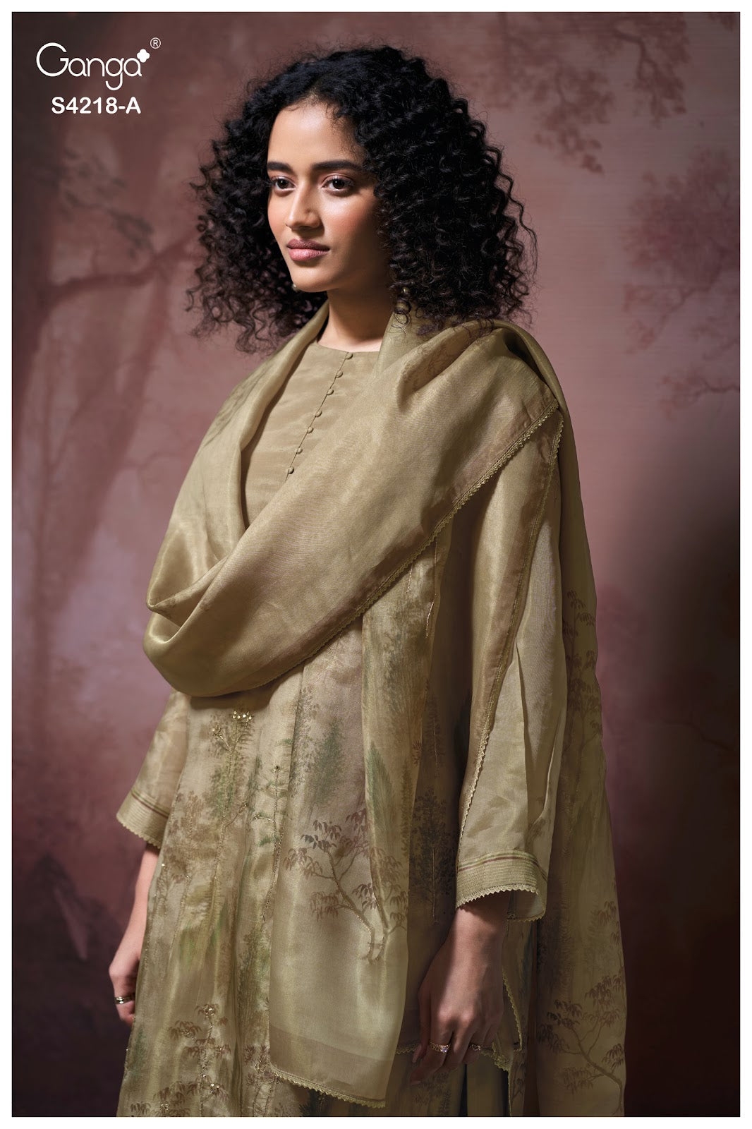 Ivella S4218 Ganga Bemberg Silk Pant Style Suits Wholesaler Gujarat