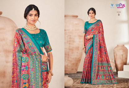 Ivory Silk Vol 18 Vipul Sarees Exporter Ahmedabad