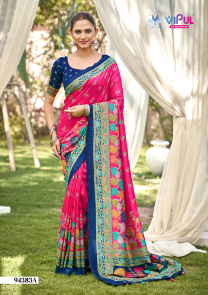 Ivory Silk Vol 21 Vipul Sarees Wholesale Rate