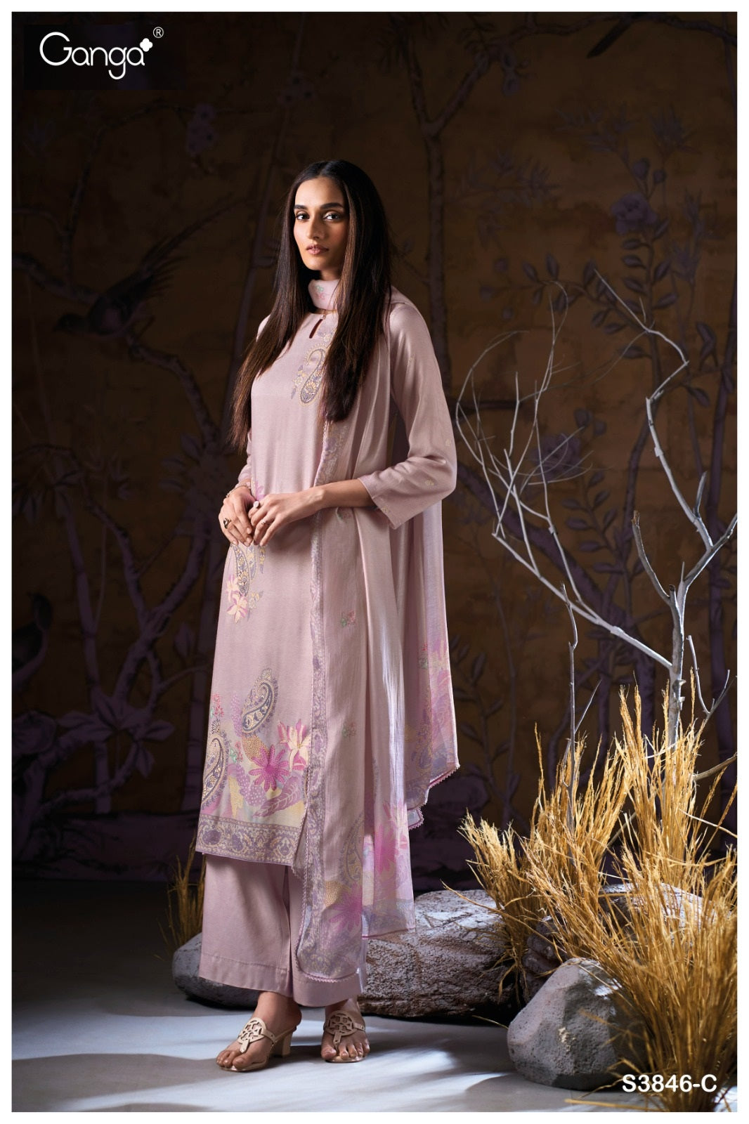 Ivriel 3846 Ganga Pashmina Suits Supplier Ahmedabad