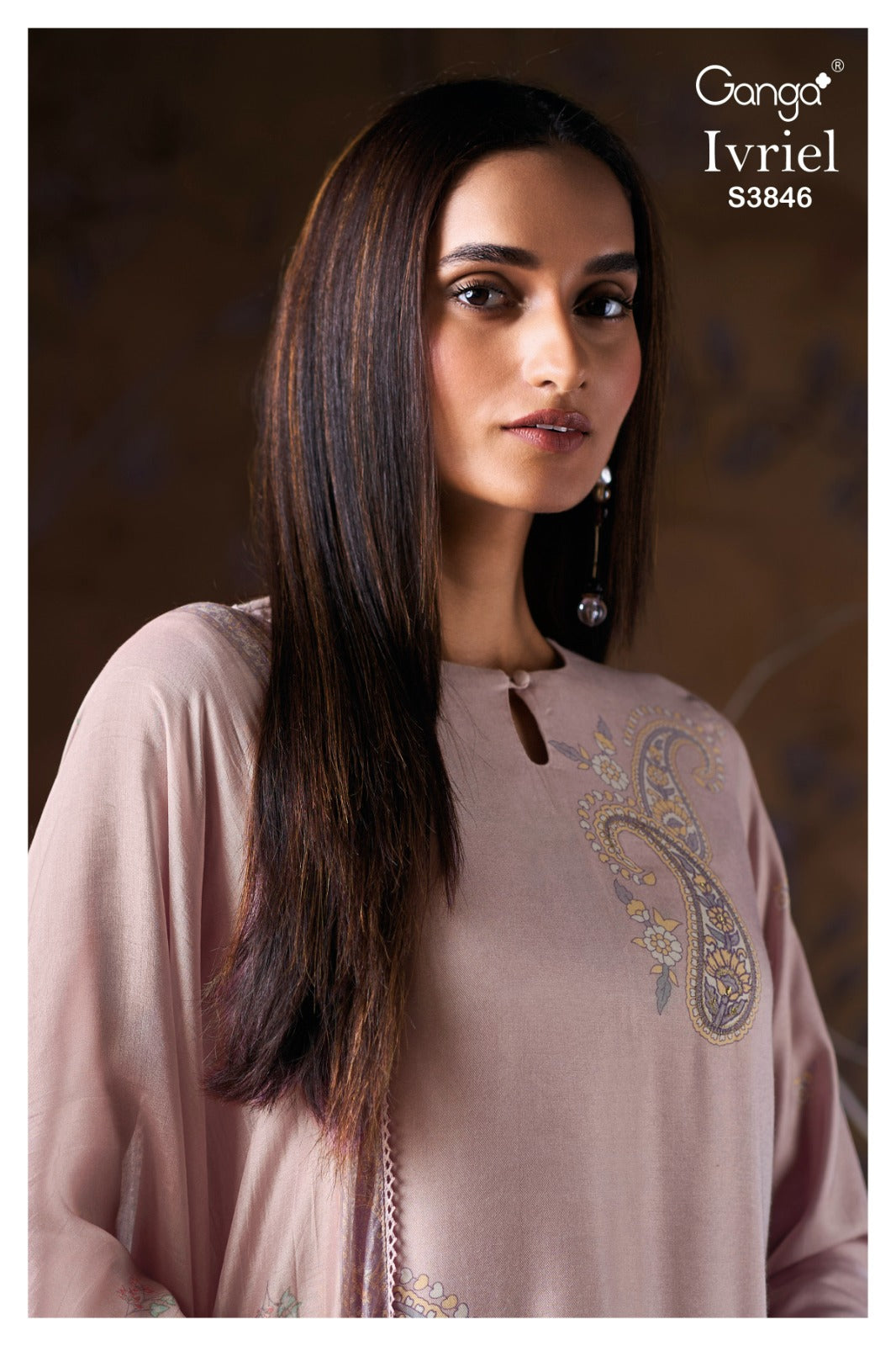 Ivriel 3846 Ganga Pashmina Suits Supplier Ahmedabad