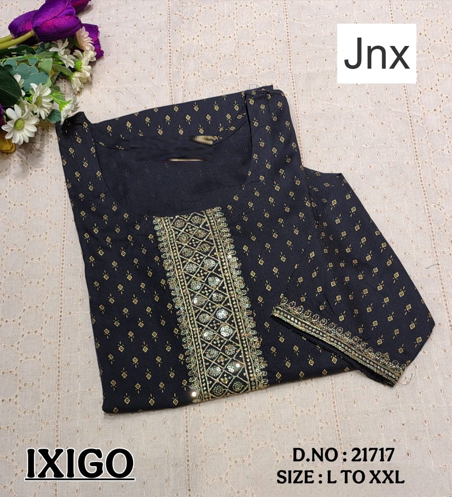 Ixigo 191125 Jnx Straight Cut Kurtis Manufacturer Gujarat