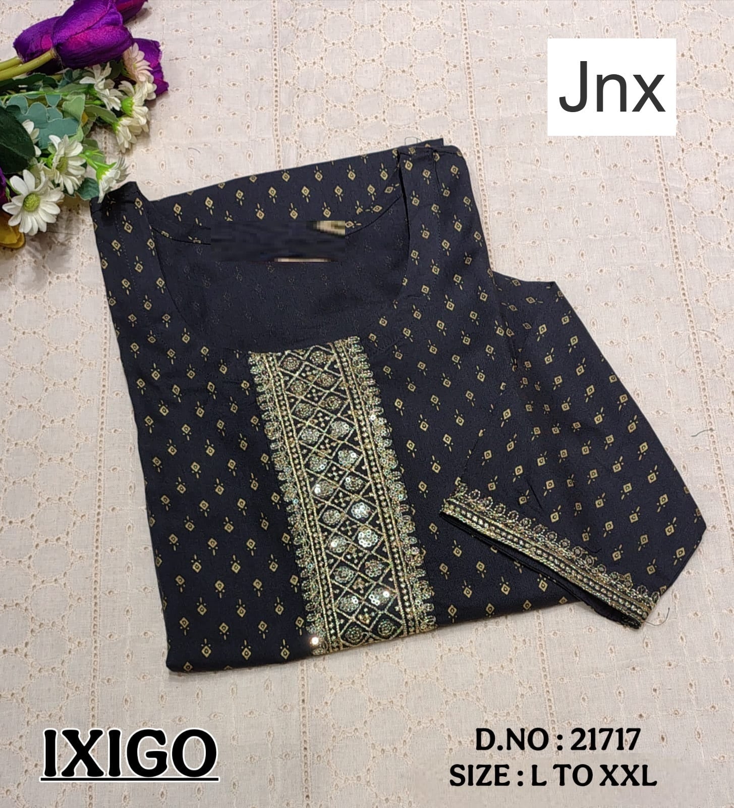 Ixigo 191125 Jnx Straight Cut Kurtis Manufacturer Gujarat