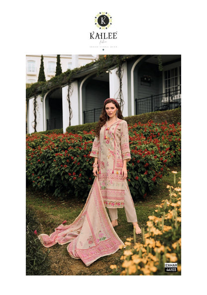 Izahar Vol 4 Kailee Fashion Linen Readymade Pant Style Suits Supplier