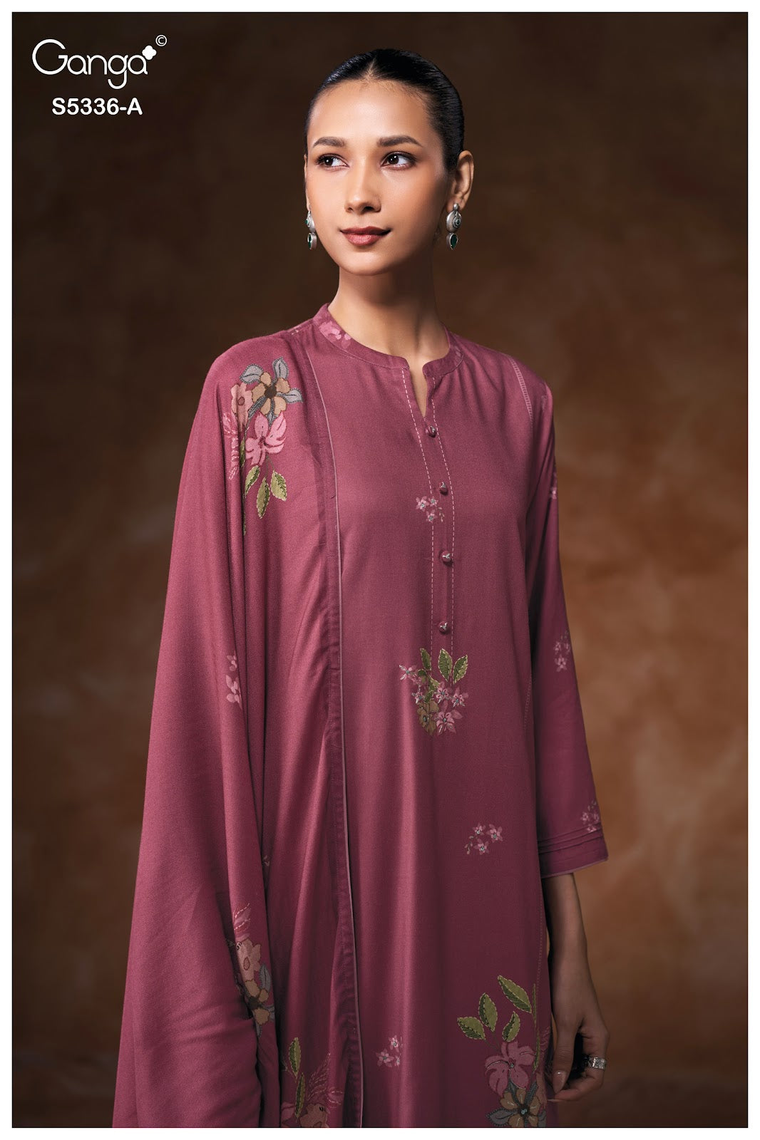 Izana S5336 Ganga Wool Pashmina Suits Wholesale Rate