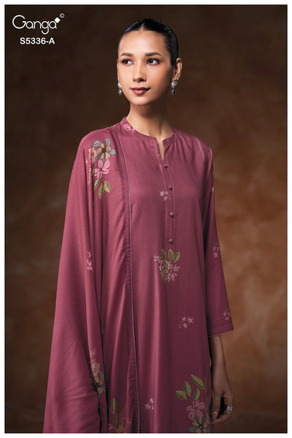 Izana S5336 Ganga Wool Pashmina Suits Wholesale Rate