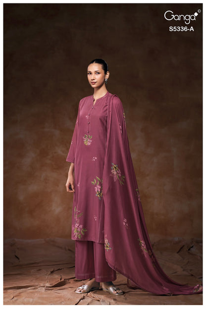 Izana S5336 Ganga Wool Pashmina Suits Wholesale Rate