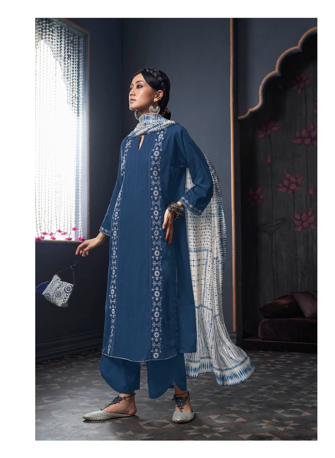 Izara Ganga Premium Cotton Plazzo Style Suits Manufacturer Gujarat