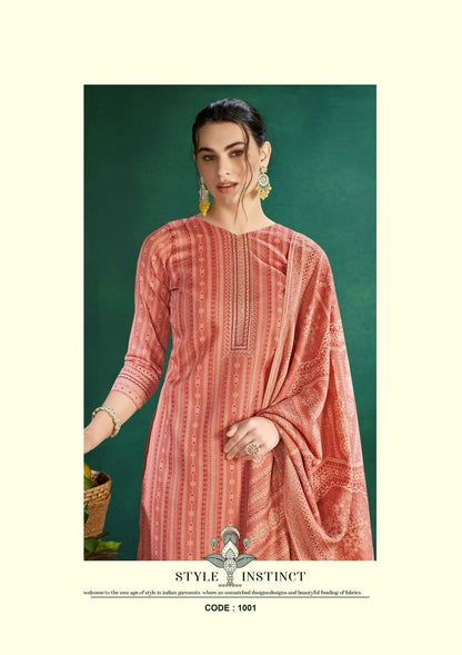 Izara Roli Moli Pashmina Suits Wholesaler