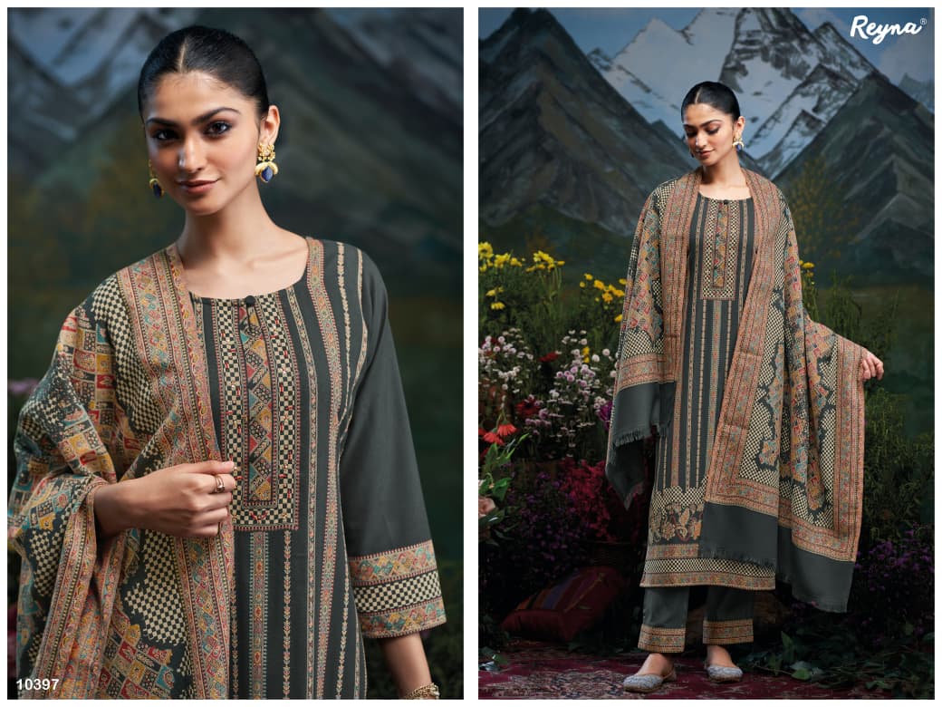 Izel Reyna Jacquard Pashmina Suits Manufacturer