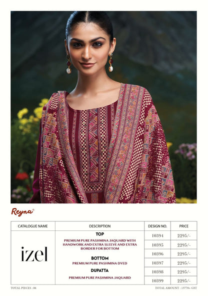 Izel Reyna Jacquard Pashmina Suits Manufacturer