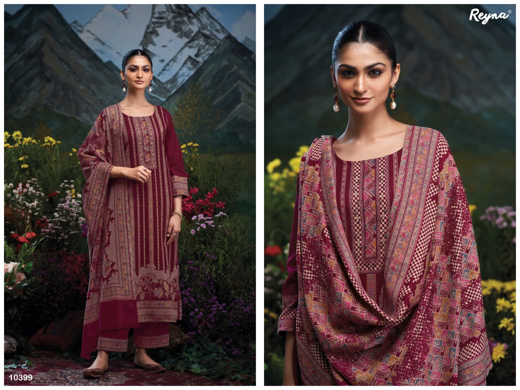 Izel Reyna Jacquard Pashmina Suits Manufacturer
