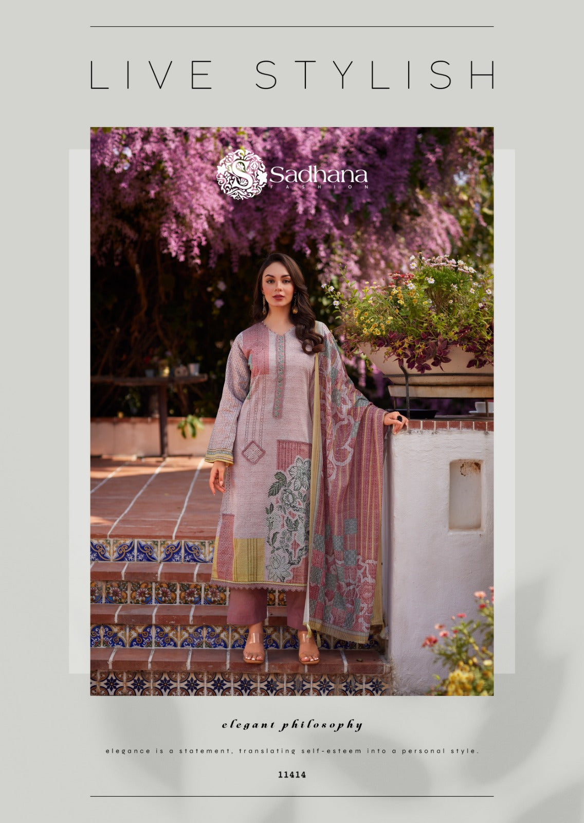 Izel Sadhana Pure Jaam Pant Style Suits Exporter