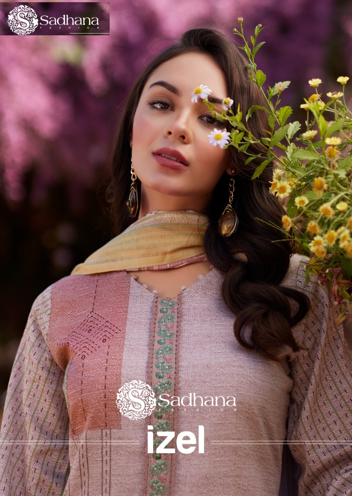 Izel Sadhana Pure Jaam Pant Style Suits Exporter