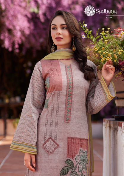 Izel Sadhana Pure Jaam Pant Style Suits Exporter