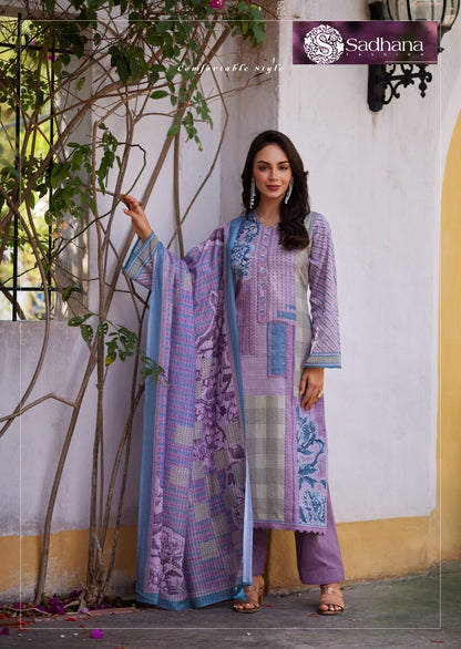 Izel Sadhana Pure Jaam Pant Style Suits Exporter