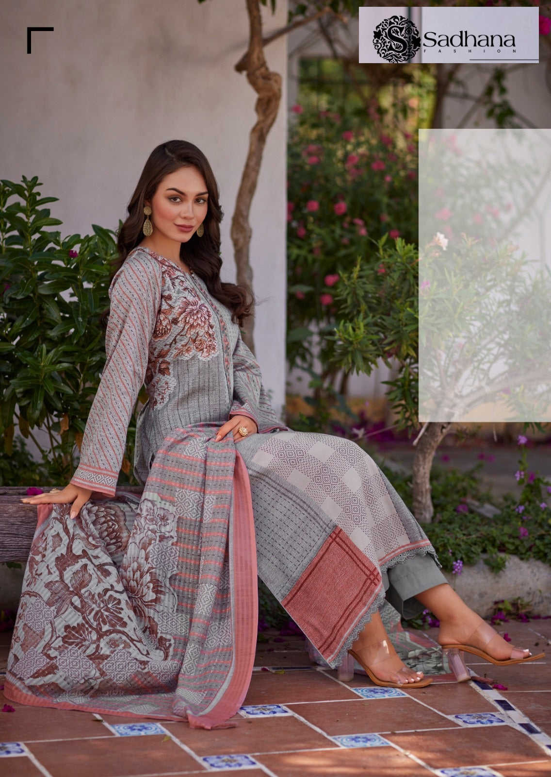 Izel Sadhana Pure Jaam Pant Style Suits Exporter