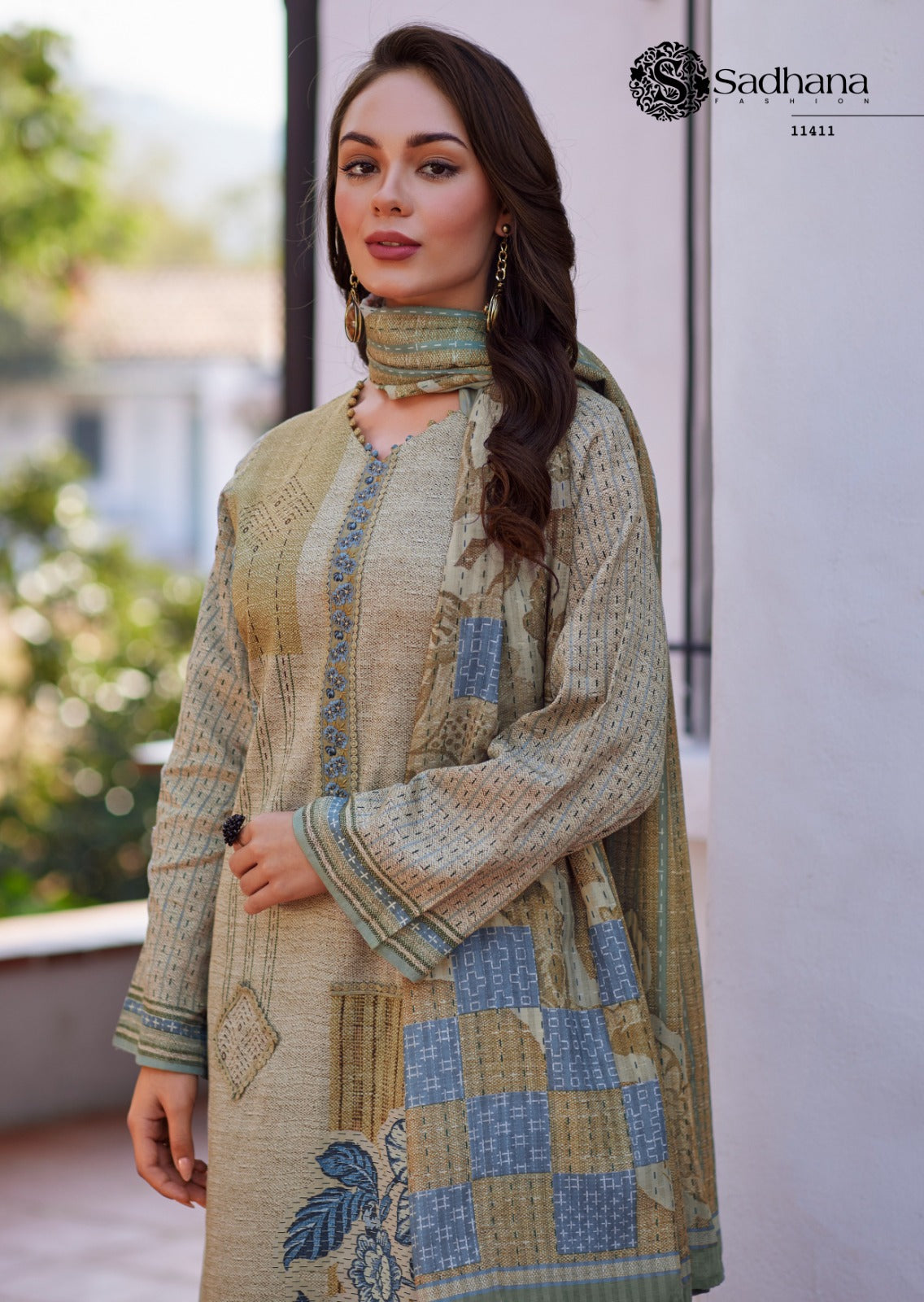 Izel Sadhana Pure Jaam Pant Style Suits Exporter