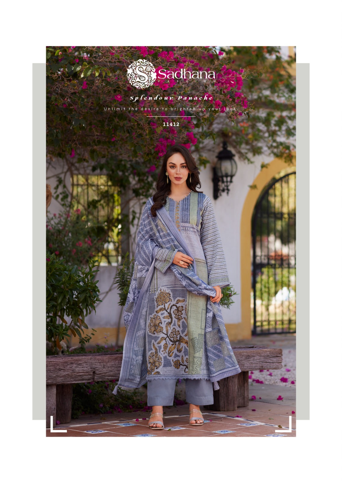 Izel Sadhana Pure Jaam Pant Style Suits Exporter
