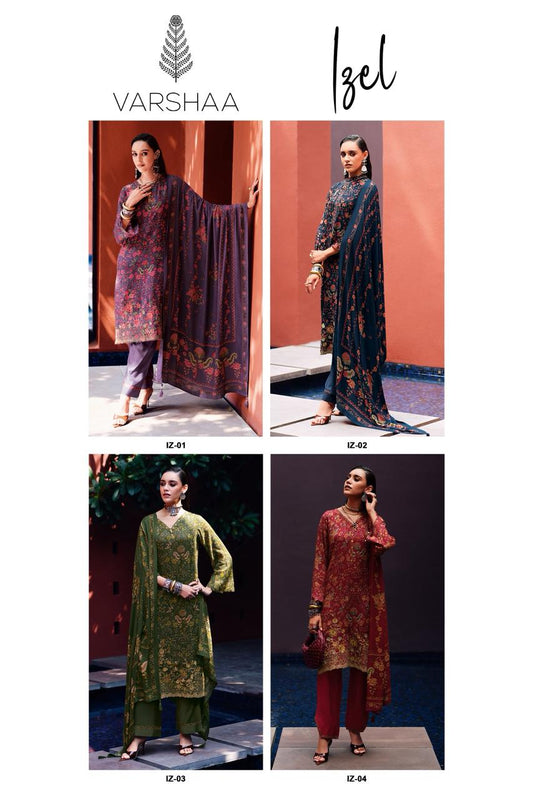 Izel Varshaa Pashmina Suits Supplier Ahmedabad
