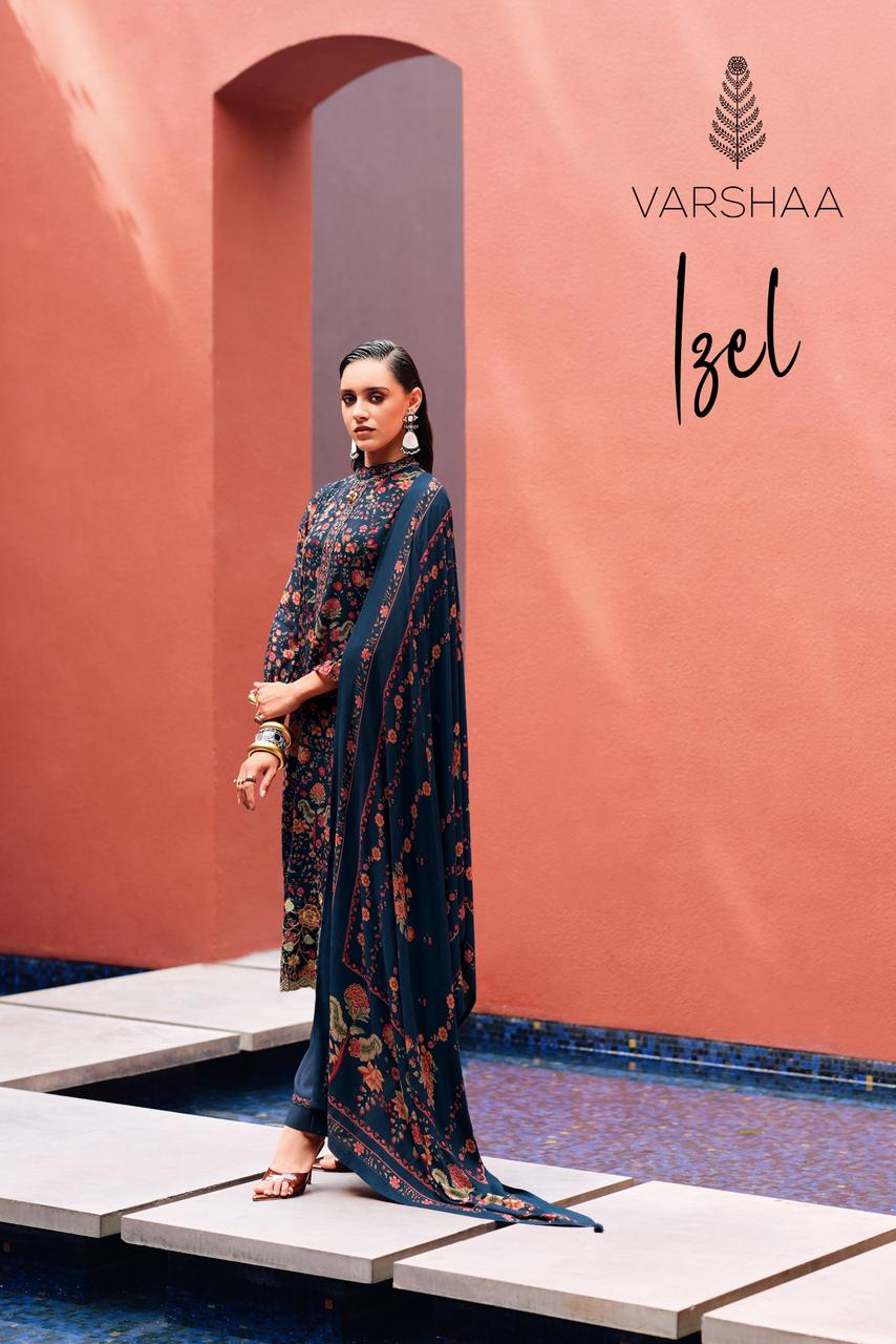 Izel Varshaa Pashmina Suits Supplier Ahmedabad
