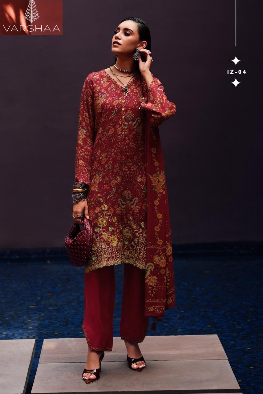 Izel Varshaa Pashmina Suits Supplier Ahmedabad