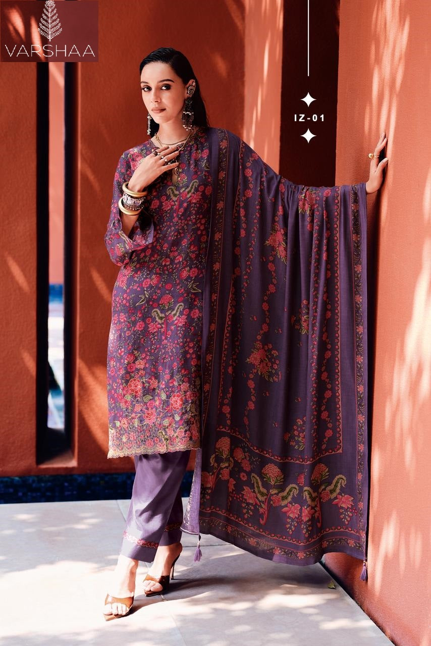 Izel Varshaa Pashmina Suits Supplier Ahmedabad