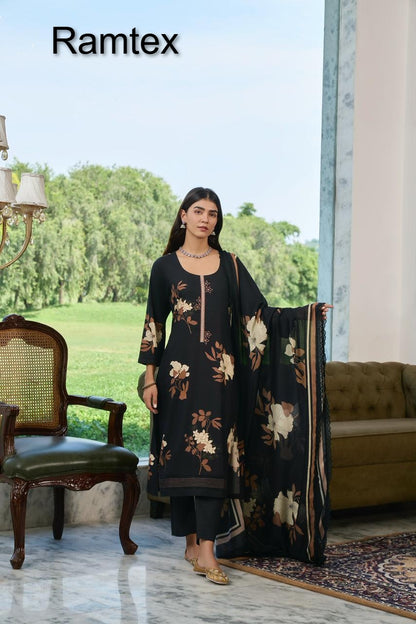 Izhaar Ramtex Cottswool Pant Style Suits Exporter Gujarat