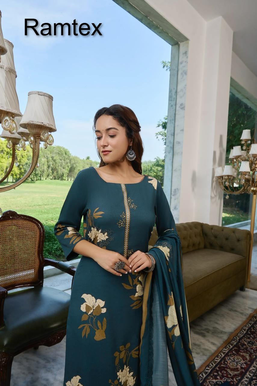 Izhaar Ramtex Cottswool Pant Style Suits Exporter Gujarat