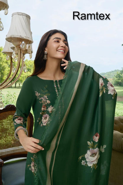 Izhaar Ramtex Cottswool Pant Style Suits Exporter Gujarat