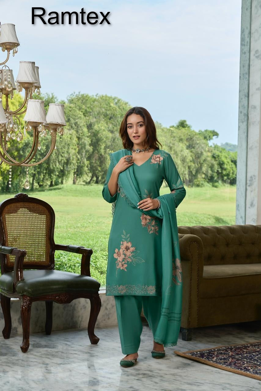 Izhaar Ramtex Cottswool Pant Style Suits Exporter Gujarat