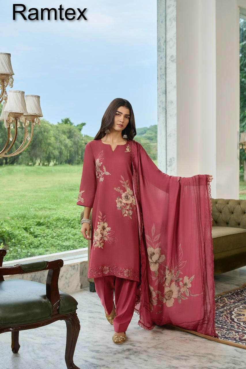 Izhaar Ramtex Cottswool Pant Style Suits Exporter Gujarat