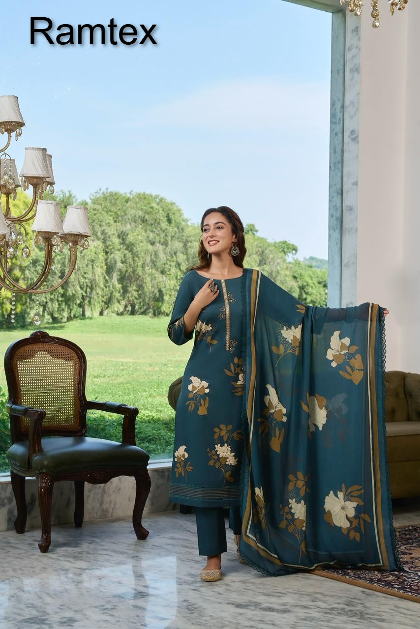 Izhaar Ramtex Cottswool Pant Style Suits Exporter Gujarat