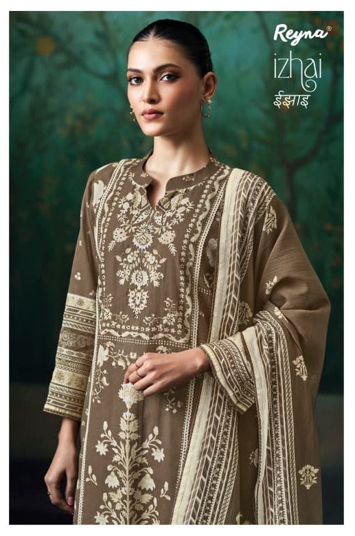 Izhai Reyna Mul Chanderi Pakistani Salwar Suits Wholesale