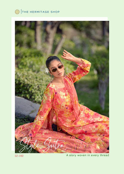 Iznik Vol 2 The Hermitage Shop Cotton Lawn Karachi Salwar Suits Supplier Ahmedabad