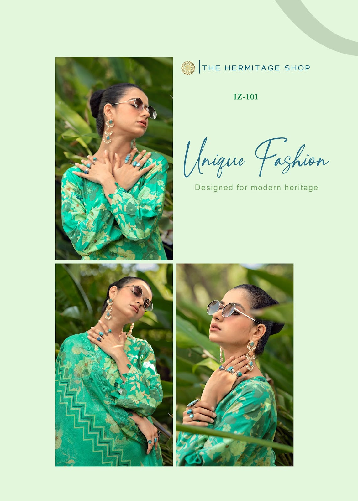 Iznik Vol 2 The Hermitage Shop Cotton Lawn Karachi Salwar Suits Supplier Ahmedabad