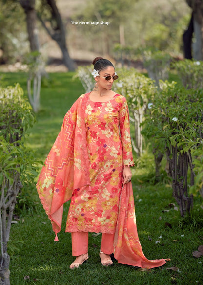 Iznik Vol 2 The Hermitage Shop Cotton Lawn Karachi Salwar Suits Supplier Ahmedabad