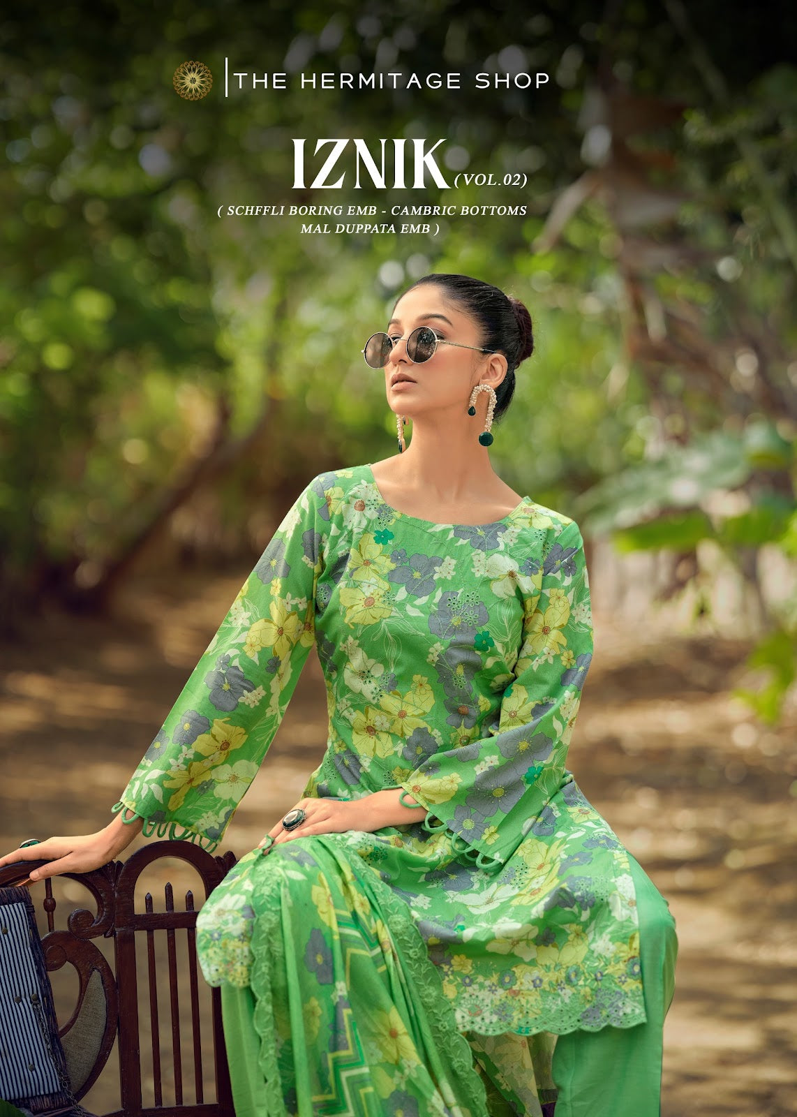Iznik Vol 2 The Hermitage Shop Cotton Lawn Karachi Salwar Suits Supplier Ahmedabad