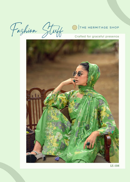 Iznik Vol 2 The Hermitage Shop Cotton Lawn Karachi Salwar Suits Supplier Ahmedabad