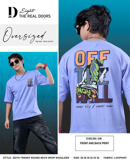 J 245-246 D-8 Loopknit Boys Tshirt Wholesale