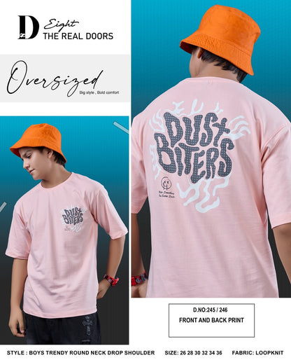 J 245-246 D-8 Loopknit Boys Tshirt Wholesale