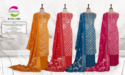 Jaam Cotton Design 15 16 Sarthak Prints Salwar Suits Exporter Ahmedabad